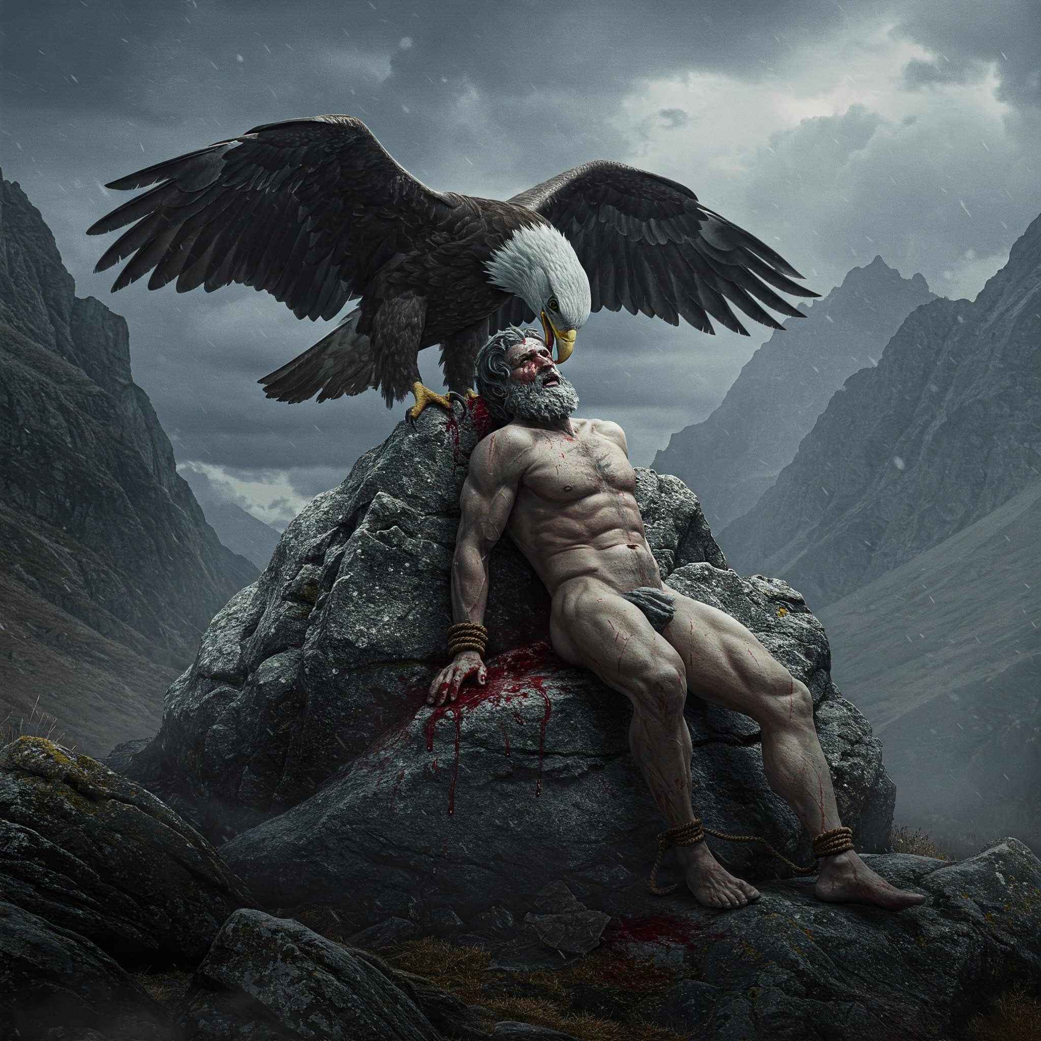 Ilustración de El Mito de Prometeo - parte 5